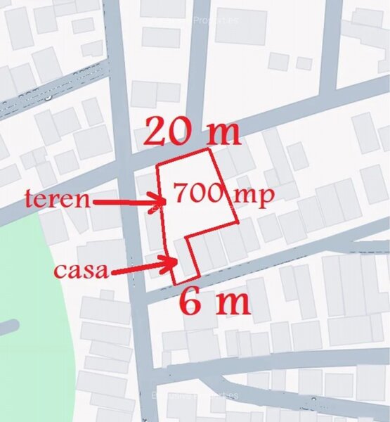 Lacul Tei  Teren 710 mp si casa batraneasca toate utilitatile. se accepta BITCOIN